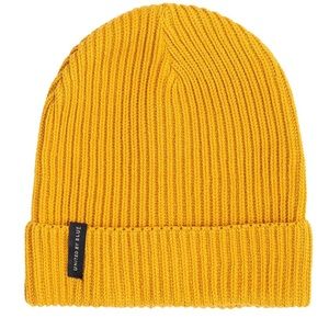 UNITED BY BLUE mustard yellow beanie